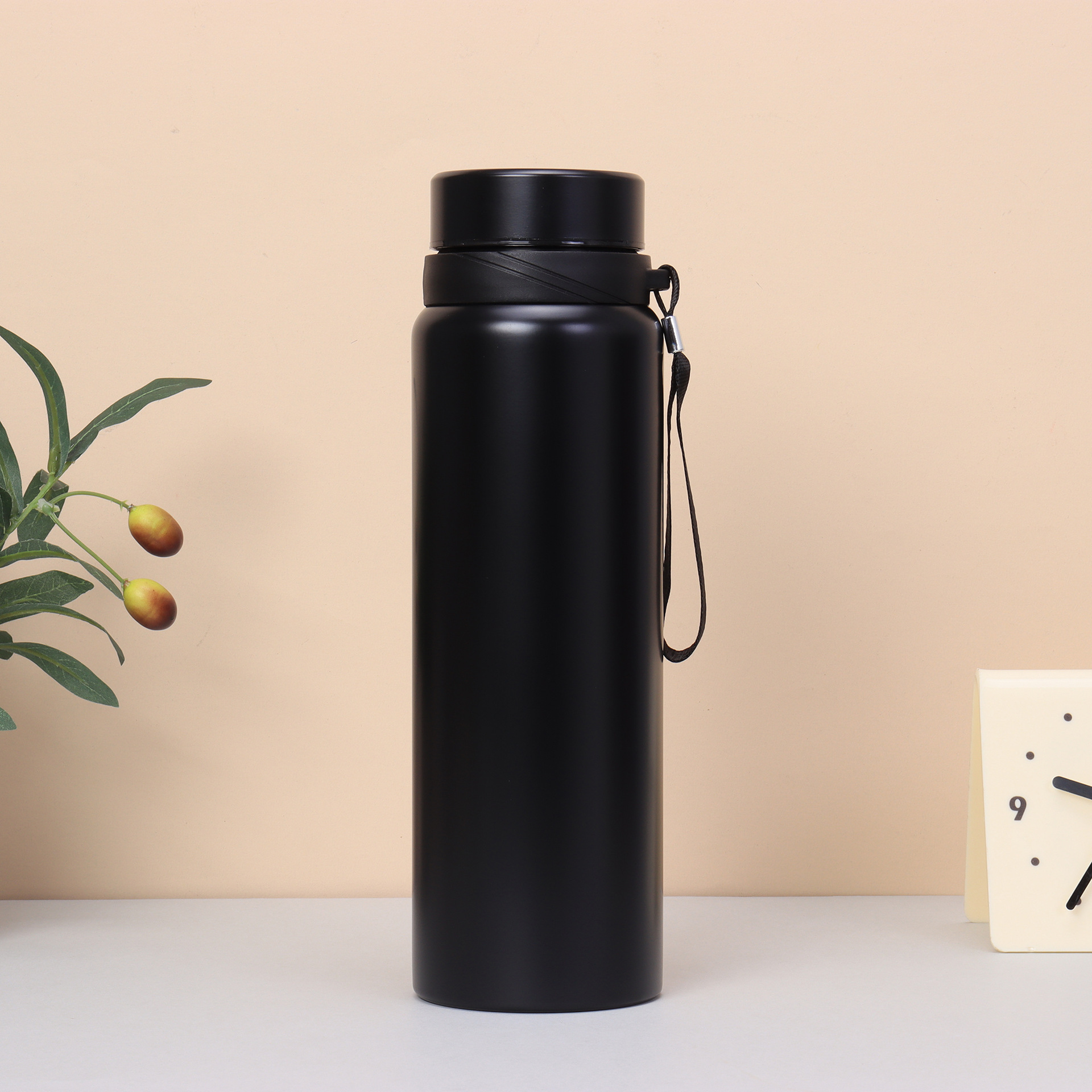 304 Izolovana čaša od nerđajućeg čelika | Prenosivi čajnik velikog kapaciteta za spoljašnju upotrebu, šolja za čaj za kancelariju i posao, idealna za novogodišnje poklone, isključivo ručno pranje