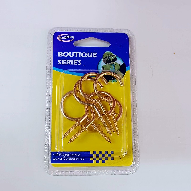 Zadebljana bakarna kuka za čašu za zavese | Izrađena iz jednog dela i ojačani hardverski dodaci