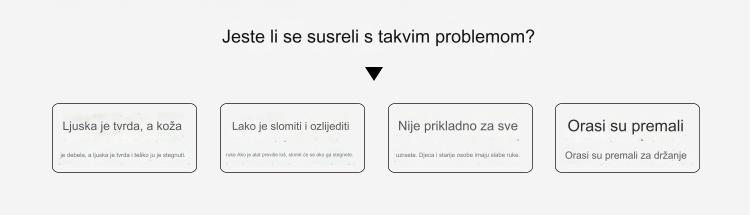 Alat za lomljenje oraščića od nerđajućeg čelika, teški, sa oprugom, ergonomskom ručkom i opružnim mehanizmom - Lako lomljenje oraščića za orah, kesten, pecan, badem, keshu - Izdržljivi kuhinjski alat za kućnu i komercijalnu upotrebu, lako uklanjanje