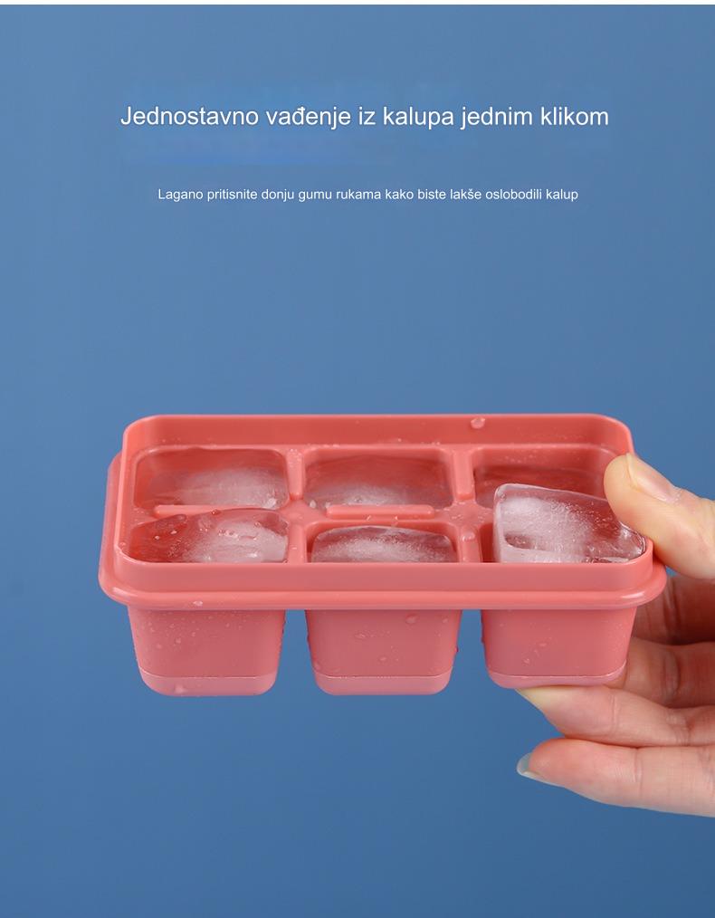 Mold za zamrzavanje leda | Brzi zamrzivač za kućni frižider, domaće zamrzavanje, plastični materijal