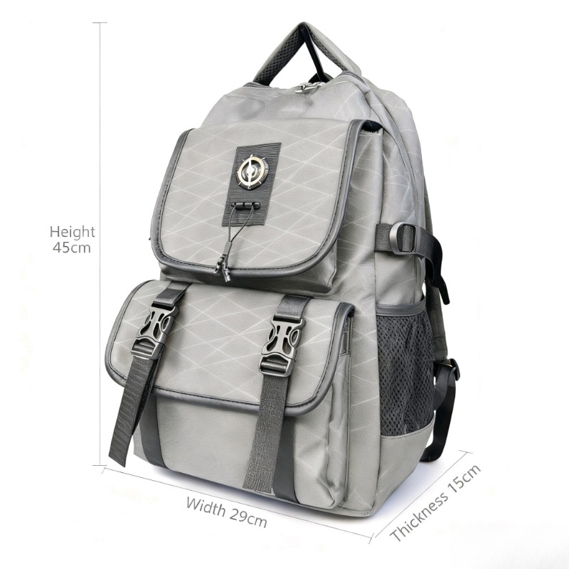 za tinejdžere i učenike sa dizajnom kompas - Školski velikog kapaciteta, otporan na krađu, izdržljivi putni od Oxford platna sa više pregrada, postavljenim kaiševima i torbom za laptop za srednju školu, fakultet, putovanja - Siguran dnevni za tinejdžere i