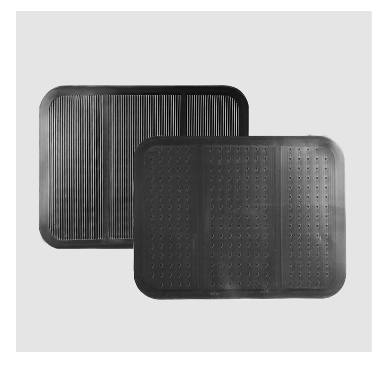 4 komada univerzalnih podnih prostirki za automobile - izdržljive PVC, neklizajuće i lako za čišćenje, pogodne za limuzine i SUV vozila, za sve sezone: proleće, leto, jesen i zima