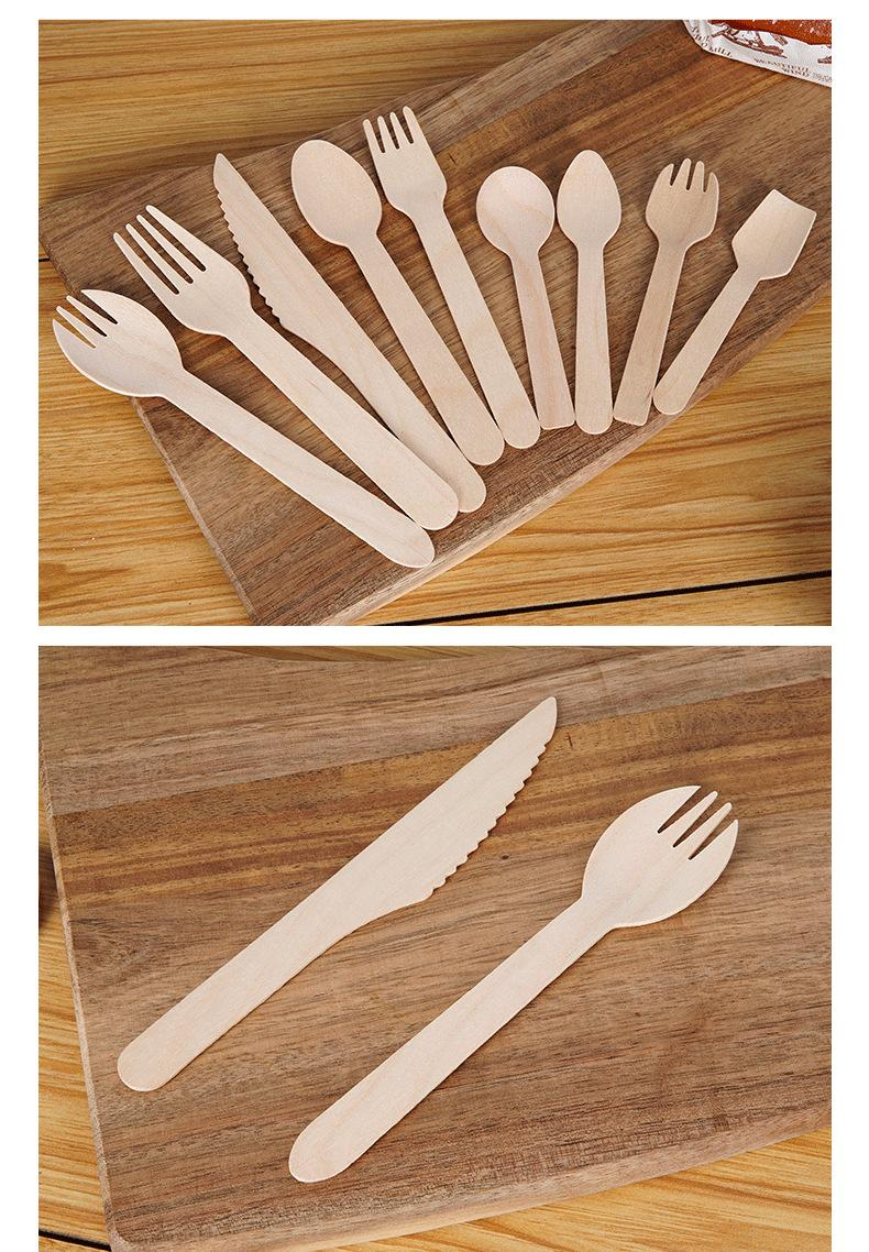 Drveni pribor - Održivi jednokratni štapići, viljuške, kašike za žurke, piknike, roštilje, događaje - Kompostabilni pribor (Velike narudžbine su dobrodošle)