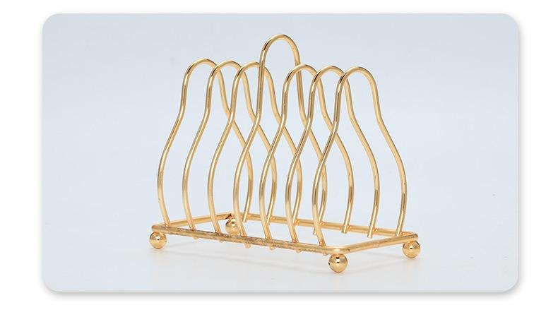 Kuhinjski stalak za sudove u obliku trougla od gvožđa sa policom za odvod | Izdržljivo i elegantno rešenje za odlaganje posuđa