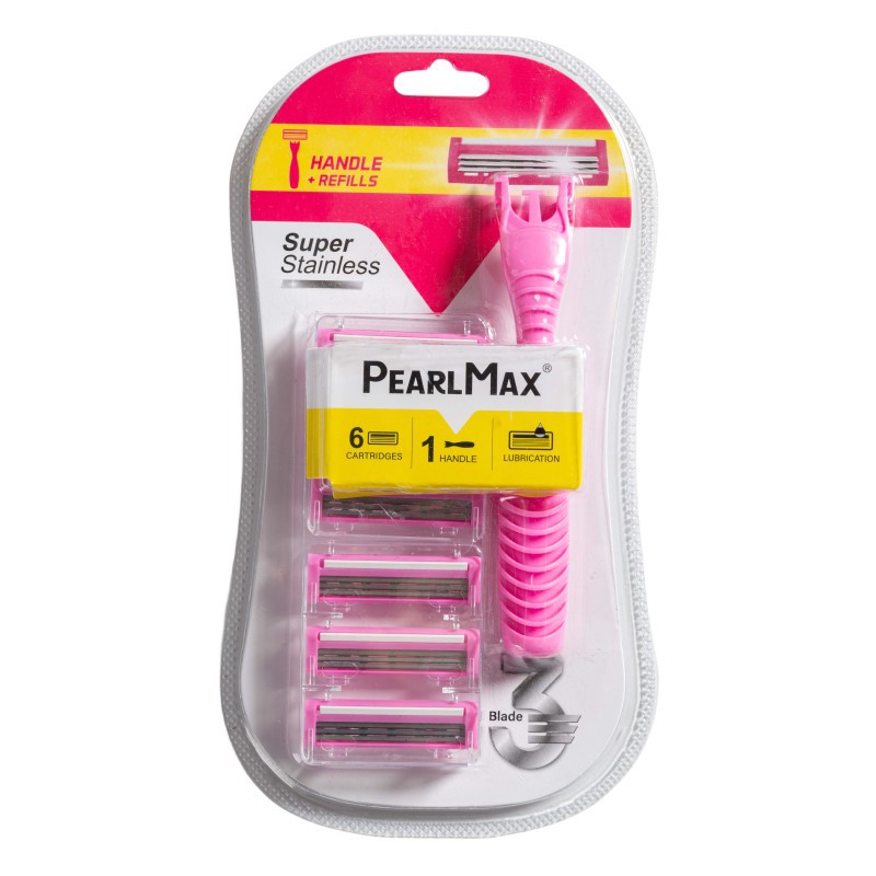 Premium Aluminijumska Folija Brijač Max sa 3 Zamenska Sečiva za Muško Brijanje za Glatko Brijanje