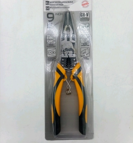 Višenamenska električarska klešta sa udobnim držanjem, igličastim vrhom, mogućnošću dijagonalnog sečenja i dizajnirana za različite primjene u rukama.