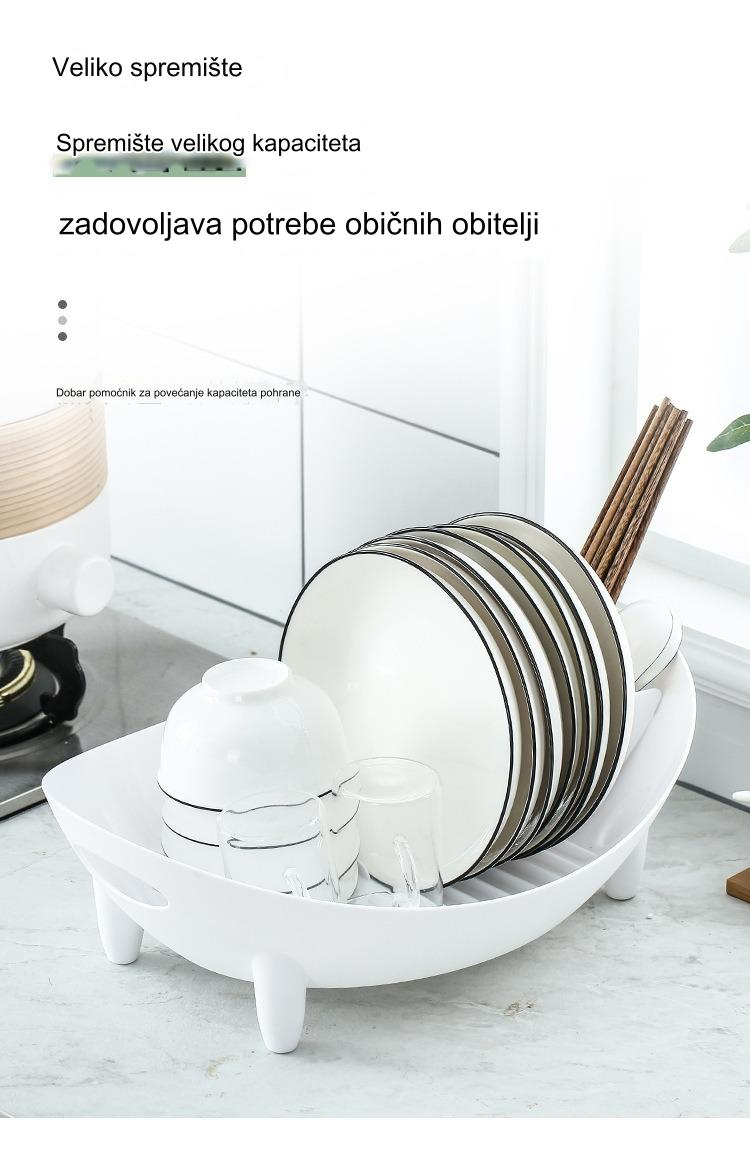 Višenamenski stalak za drenažne posude za kuhinjsko skladištenje | Dizajn koji štedi prostor sa podesivim nogama i neklizajućom bazom