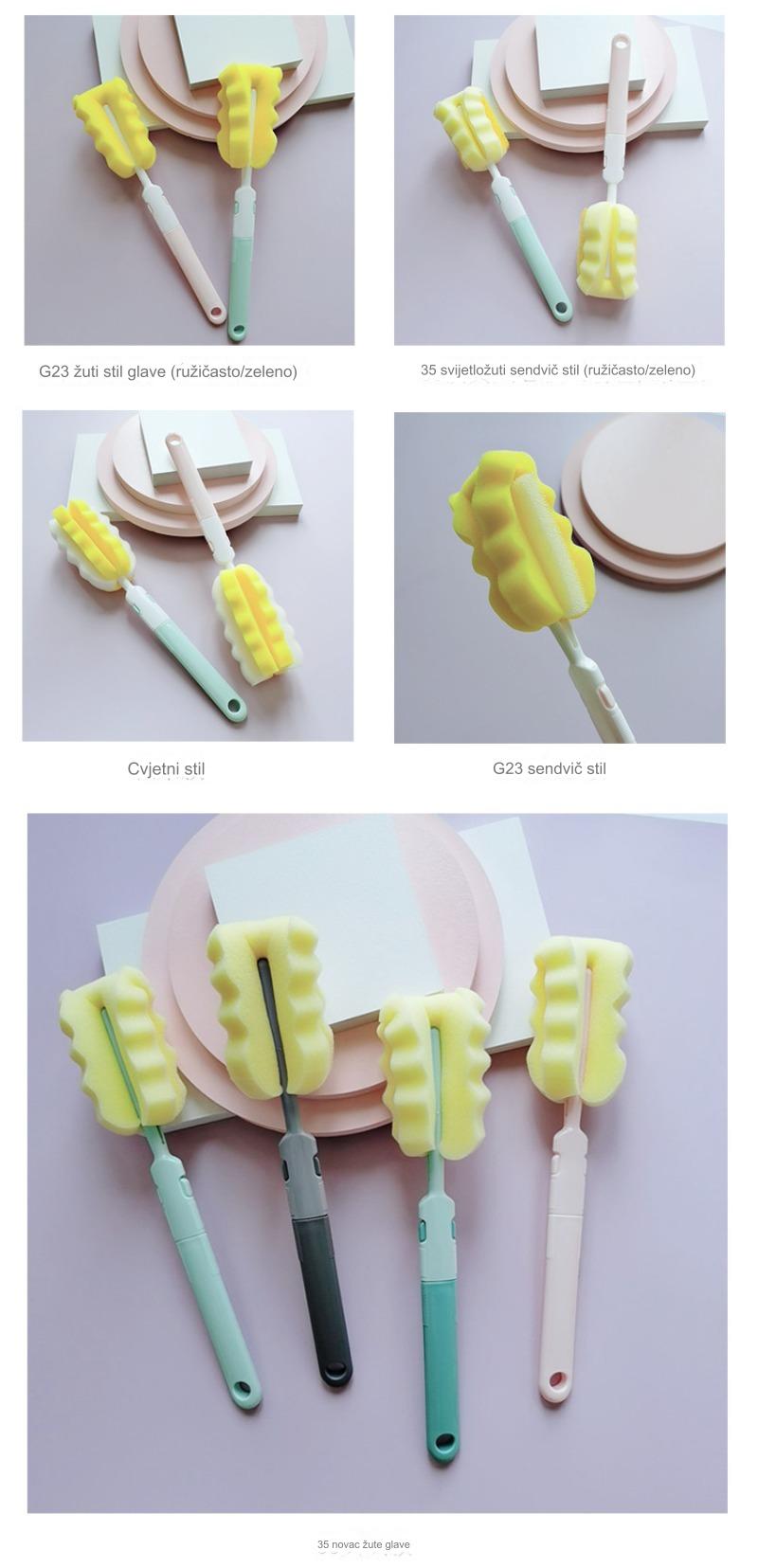 Robusna i svestrana spužva za čišćenje, pogodna za kućnu i kuhinjsku upotrebu - efikasna protiv tvrdoglavih mrlja, masnoće, prljavštine i nečistoća - izdržljiva četka za više površina, posuđe, tiganje, podove, zidove - za komercijalno i kućno čišćenje