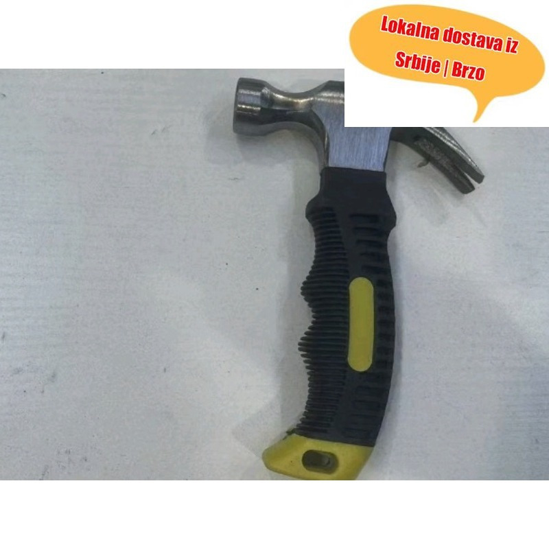 Višenamenski mini čekić od ovčijeg roga - Kompaktan ergonomski dizajn sa protivkliznim držačem, izdržljiva metalna glava za obradu drveta, bušenje eksera i lomljenje prozora automobila - Prenosivi alat za preživljavanje u kući, uradi sam projekte, hitne situacije