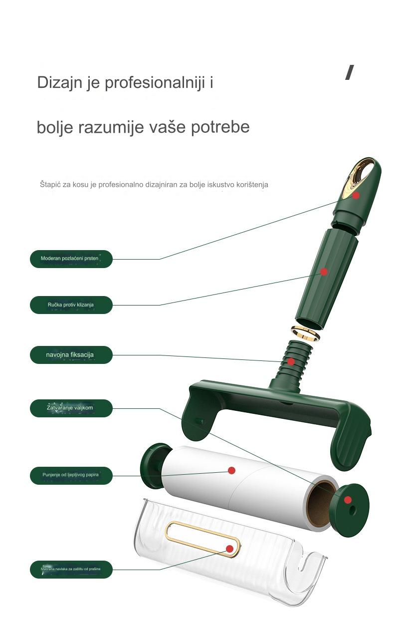 Prenosivi kućni bubanj za uklanjanje dlaka i kuglica sa odeće