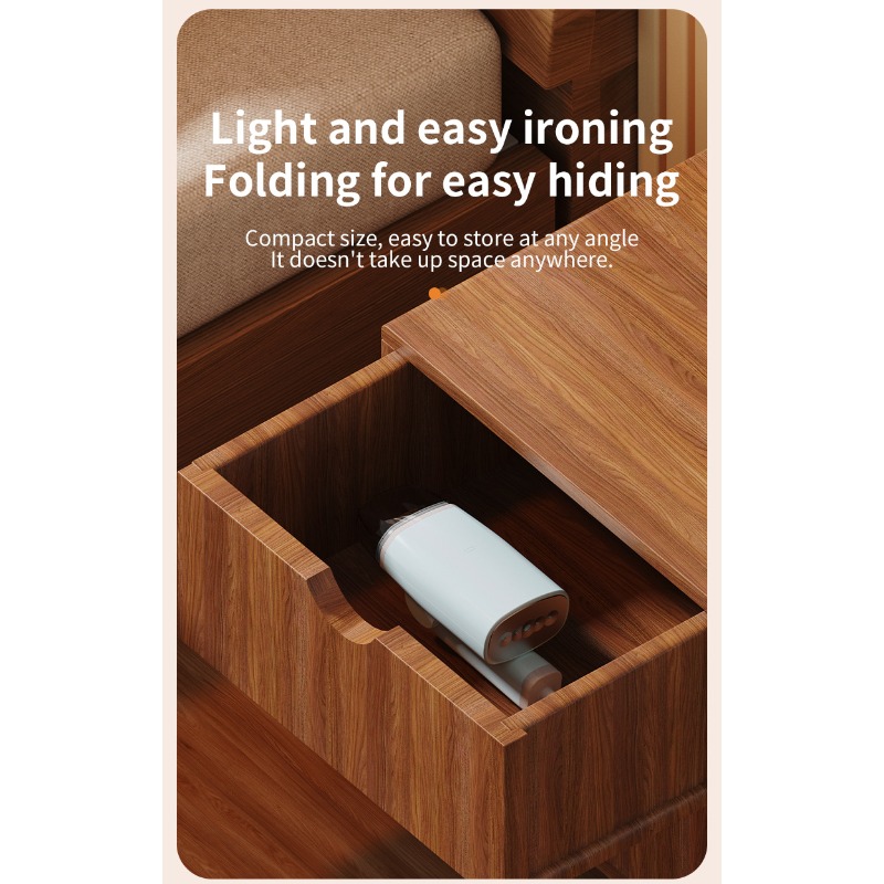 Ručna pegla za veš | Prenosiva mini električna pegla za studente, za kućnu upotrebu sa nepunjivom 9V baterijom