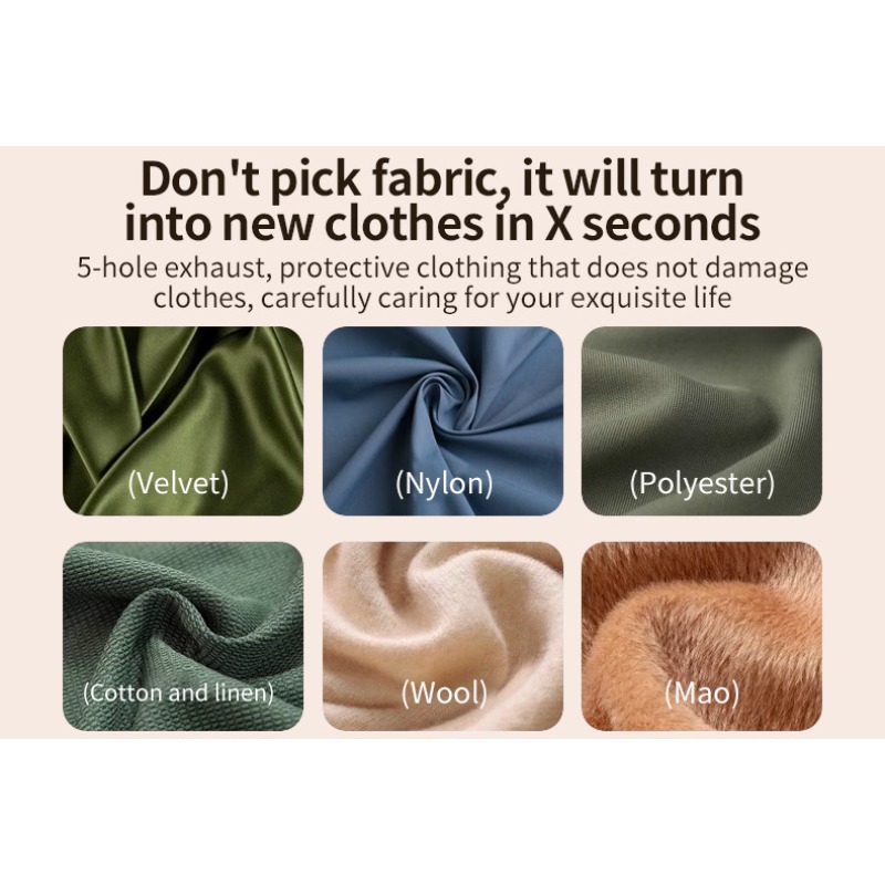 Ručna pegla za veš | Prenosiva mini električna pegla za studente, za kućnu upotrebu sa nepunjivom 9V baterijom