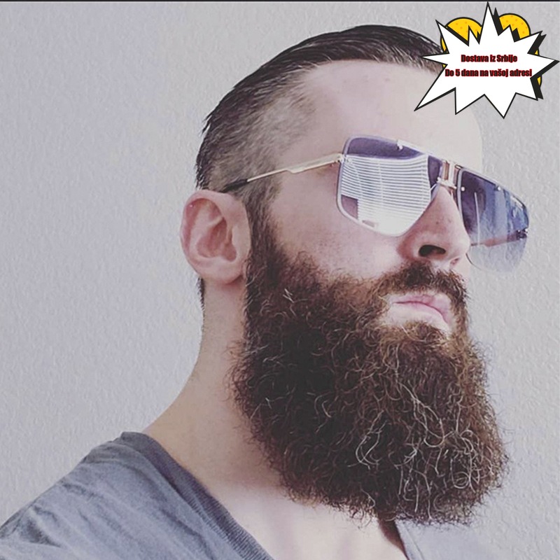 Moderne muške naočare bez okvira, sa trendi četvrtastim dizajnom, savršene za žene koje traže vrhunski stil.