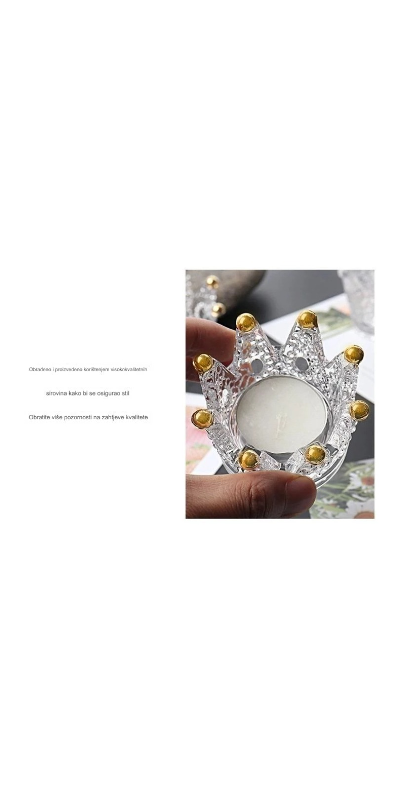 Krona za cigare i cigarete | Moderan evropski stil, bez dima, idealno za dekoraciju doma i kancelarije