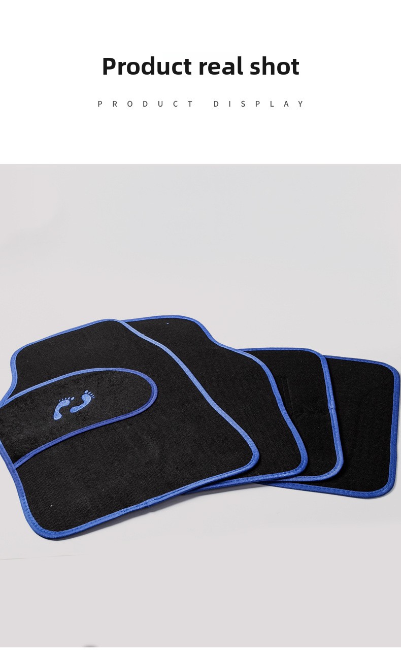 Set od 4 neklizajuće auto patosnice, dugotrajne i otporne na habanje, dodaci za enterijer za sva vozila, univerzalno pristajanje