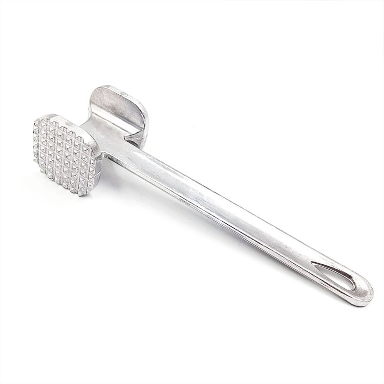 Teški 301 Nerđajući Čelik Mješalica za Meso - Dvostrana Mješalica za Stek sa Čekićem za Govedinu, Piletinu - Teški Metalni Mesar (Kompatibilno sa Mesom)