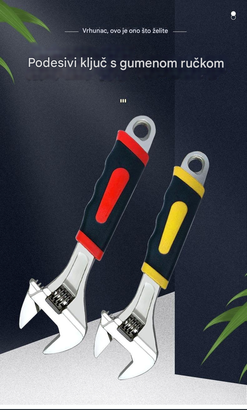 Profesionalni teški račni ključ sa 6-točkastim nastavkom - 1/4