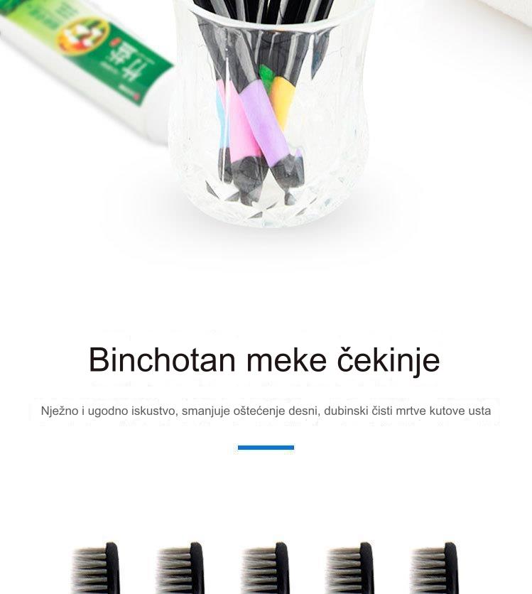 Paket od 10 mekih četkica za zube Little Moon Charcoal Ultra-fine Ultra-soft za odrasle i učenike, porodične četkice, Dnevna oralna nega,Porodična dentalna higijena,Minimalistička četkica za zube,Meka četka sa mekim čekinjama,Ultra mekane čekinje,Visokokvalitetna vlakna,Nježna četkica za zube