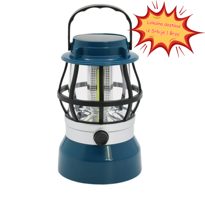 1 kom USB punjiva lampa za kampovanje za šatore, bez baterije