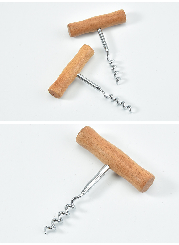 Višenamenski otvarač za flaše i limenke od legiranog čelika za teške uslove rada sa ergonomskom drvenom ručkom - Izdržljivi poluga mehanizam za pivo, sok, vino, kuhinju, kampovanje, piknike - Siguran poluga otvarač za starije osobe, artritis, teške ruke - Izdržljiva kuhinjska oprema za