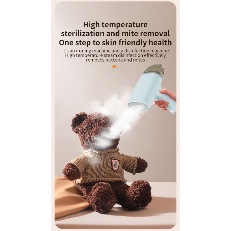 Ručna pegla za veš | Prenosiva mini električna pegla za studente, za kućnu upotrebu sa nepunjivom 9V baterijom