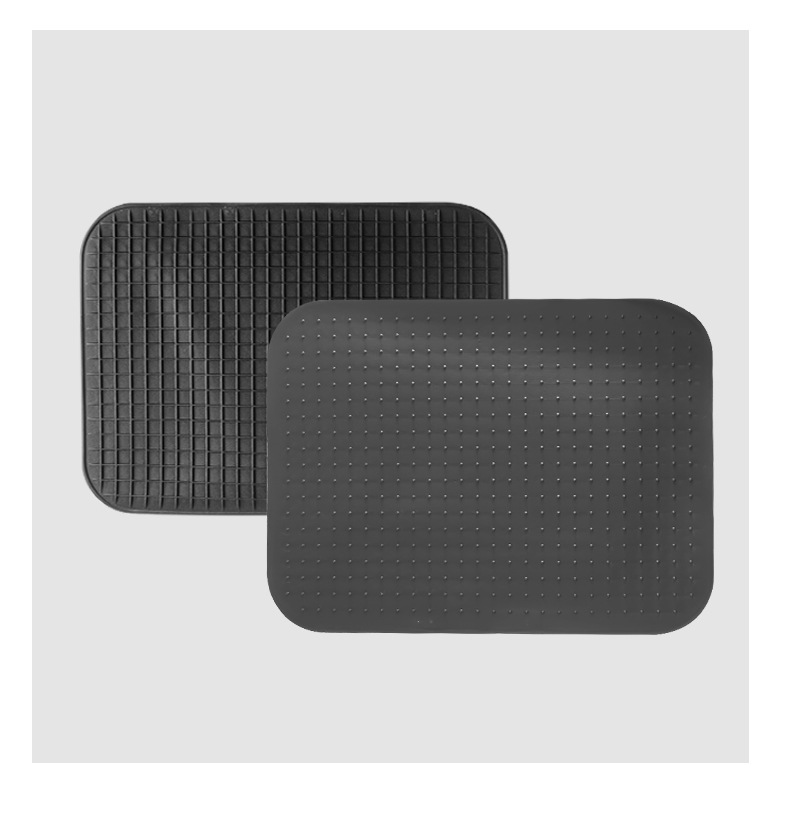 4 komada univerzalnih podnih prostirki za automobile - izdržljive PVC, neklizajuće i lako za čišćenje, pogodne za limuzine i SUV vozila, za sve sezone: proleće, leto, jesen i zima