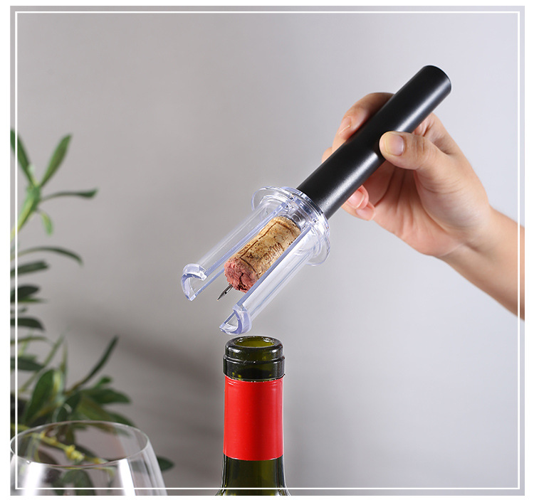 Teški nehrđajući višenamenski set za otvaranje vina - 1-u-1 otvarač za čepove i poklopce sa mehanizmom poluge, prenosivi ručni otvarač za vino, pivo, limenke sode - idealno za zabave, putovanja