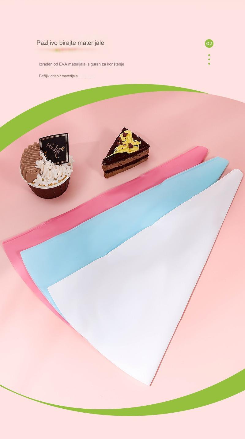 Set alata za ukrašavanje torti sa nerđajućim čeličnim nastavcima za torte, zadebljanim krpama za ukrašavanje i kremastim cvetnim nastavcima | Silikonski materijal, uključuje više nastavaka za ukrašavanje i