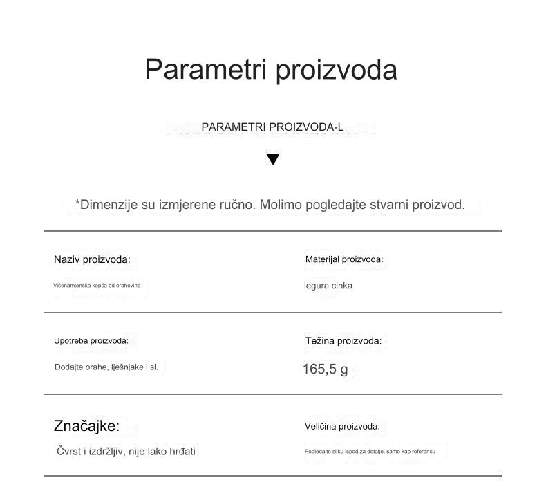 Teške cink legure štipaljki za pinje sa neklizajućom drškom - levoreni navoj asimetrične prah-obložene otporan na pucanje prikljuciki, Pogodno jeftini/vijcima i upotrebi