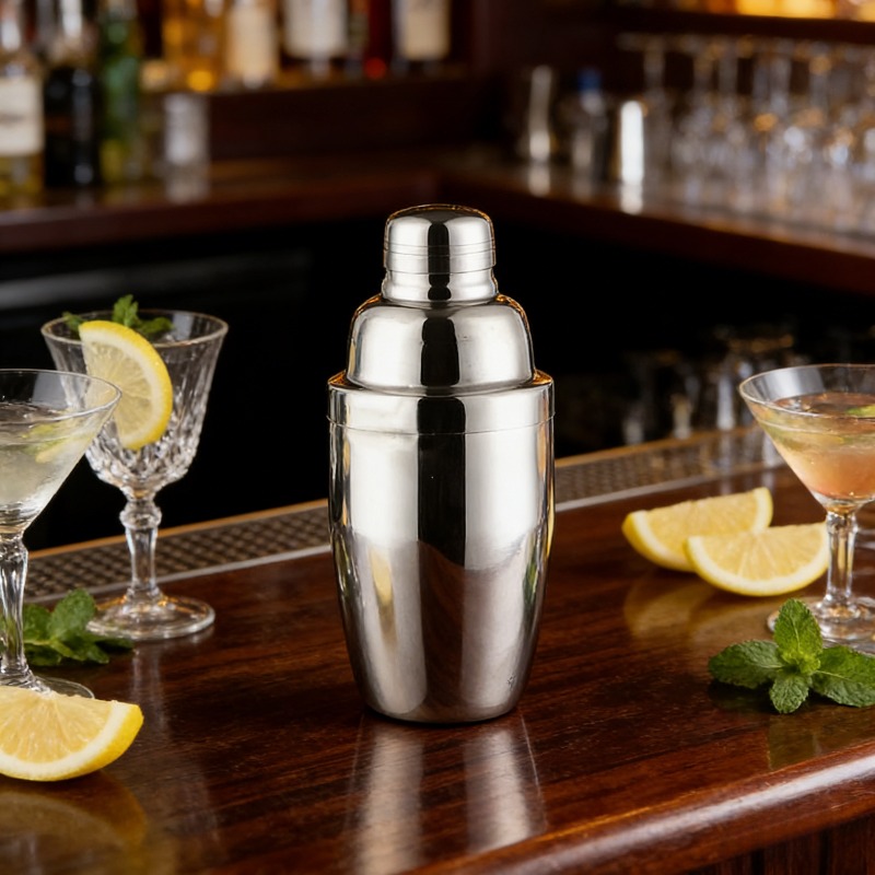 Nerđajući Čelični Šejker za Koktele - Premium Alat za Mešanje Pića, Barmenstvo i Kućnu Upotrebu