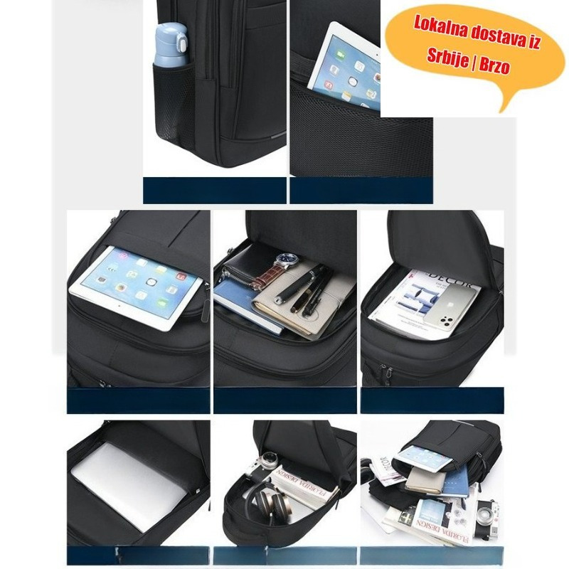 Moderne i elegantne rančevi za studente, prostrane poslovne torbe za putovanje sa laptopom i putni rančevi