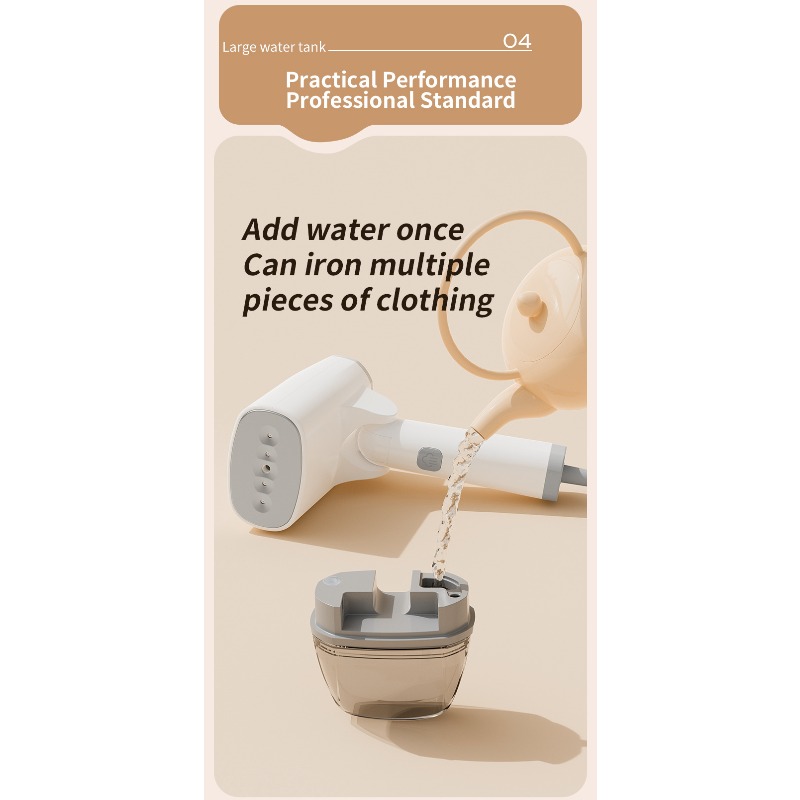 Ručna pegla za veš | Prenosiva mini električna pegla za studente, za kućnu upotrebu sa nepunjivom 9V baterijom