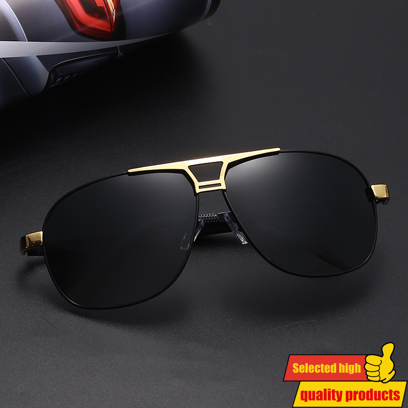 Muške polarizovane naočare | Foto-kromatske naočare za vožnju, dnevne i noćne, sa metalnim i acetatnim okvirom