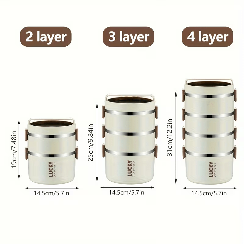 1 kom/Set Nerđajući Čelični Kutija za Ručak sa Torbom za Čuvanje - Termo Bento Kutija, Veliki Kapacitet Dvoslojni Prenosivi Kontejner za Hranu, Neophodno za Zaposlene i Studente