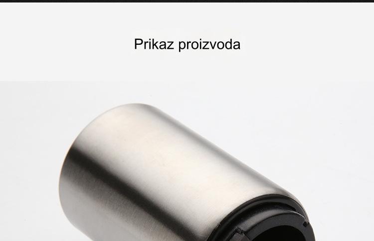 Otvarač za flaše od nerđajućeg čelika, teški multifunkcionalni, sa ergonomskom ručkom i mehanizmom poluge - Teški mehanizam poluge za lako otvaranje jednim dodirom, izdržljiv i higijenski dizajn za kuću, bar, kuhinju, kampovanje, žurke - Idealan za pivo