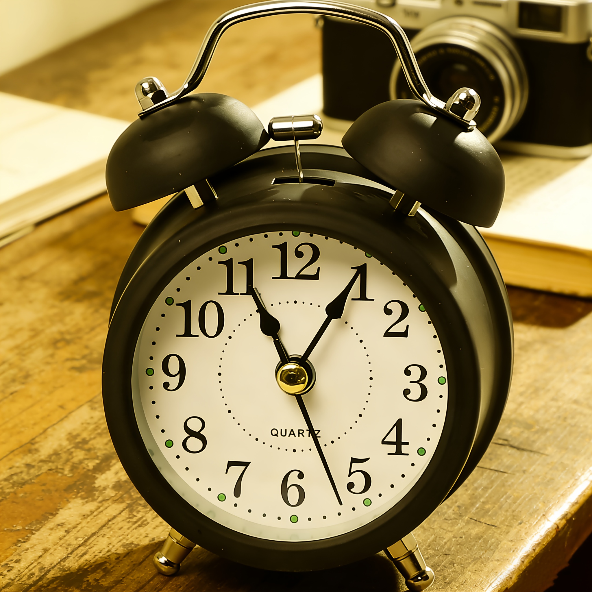 Retro Zvono Dekor Alarm Sat. Pogodan za učenje, spavaću sobu i kancelariju. Može se koristiti kao poklon. Može se koristiti i kao dekoracija.