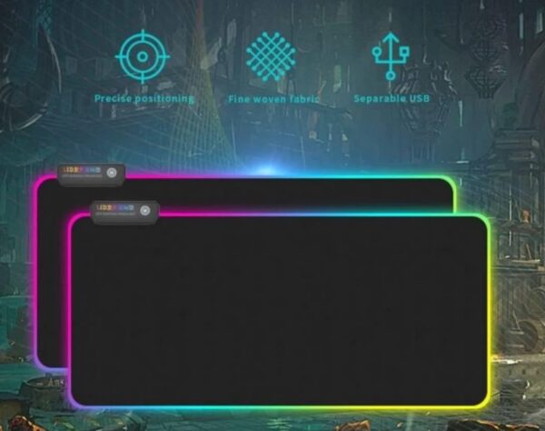 Podloga Za Mis i Tastaturu Sa RGB Osvetljenjem - Image 5
