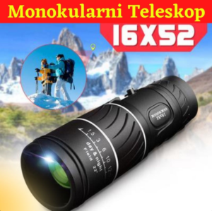 Monokularni teleskop uveličava do 16x (monocular, durbin)