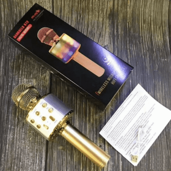 BEŽIČNI KARAOKE Mikrofon BT-USB-SD- Ws-858L - Image 3