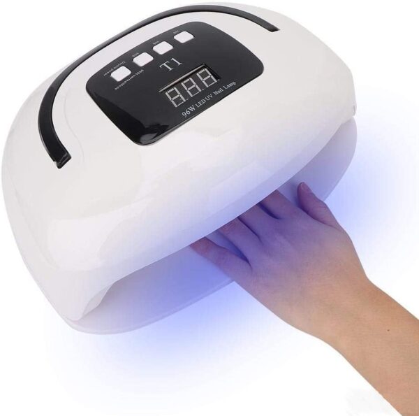 T1 96W LED/UV Lampa Za Nokte Za Dve Ruke - Image 2