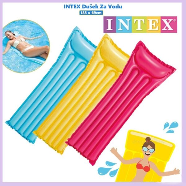 Udoban Intex Dušek Za Vodu Sa Jastukom U Više Boja 183x69cm