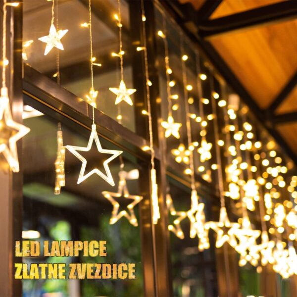 Magične Led Lampice Zvezdice 3m Žute - Image 8