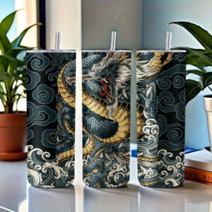 20oz Termos Čaša od Nerđajućeg Čelika sa Nepropusnim Poklopcem i Slamkom