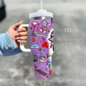 40oz sportska šolja od nerđajućeg čelika sa dizajnom teretane