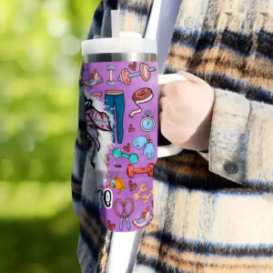 40oz sportska šolja od nerđajućeg čelika sa dizajnom teretane