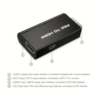 PS2 u HDTV konverter za video povezivanje