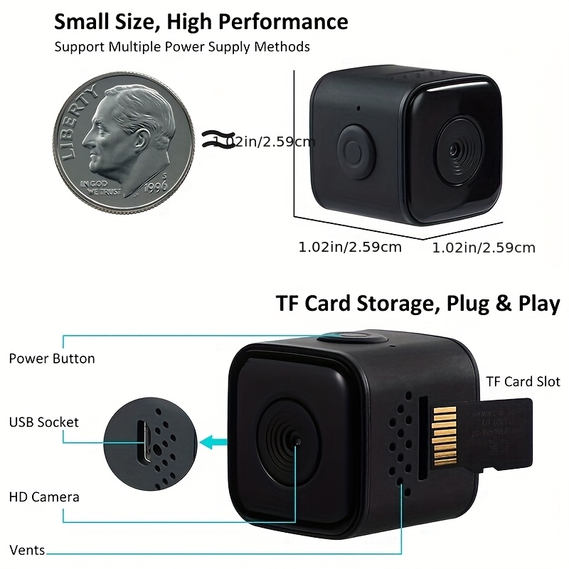 Mini kamera za auto 1080P Full HD AI nocni mod - Slika 9