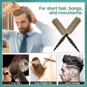 Profesionalna češalj za ravnanje kose sa toplim vazduhom i pletenim najlonskim/Bhambi čekinjama