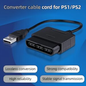 Adapter kabl za pretvaranje PS2 kontrolera u USB Kompatibilan sa Sony PS1/PS2 džojstikom na PS3/PC kontroler
