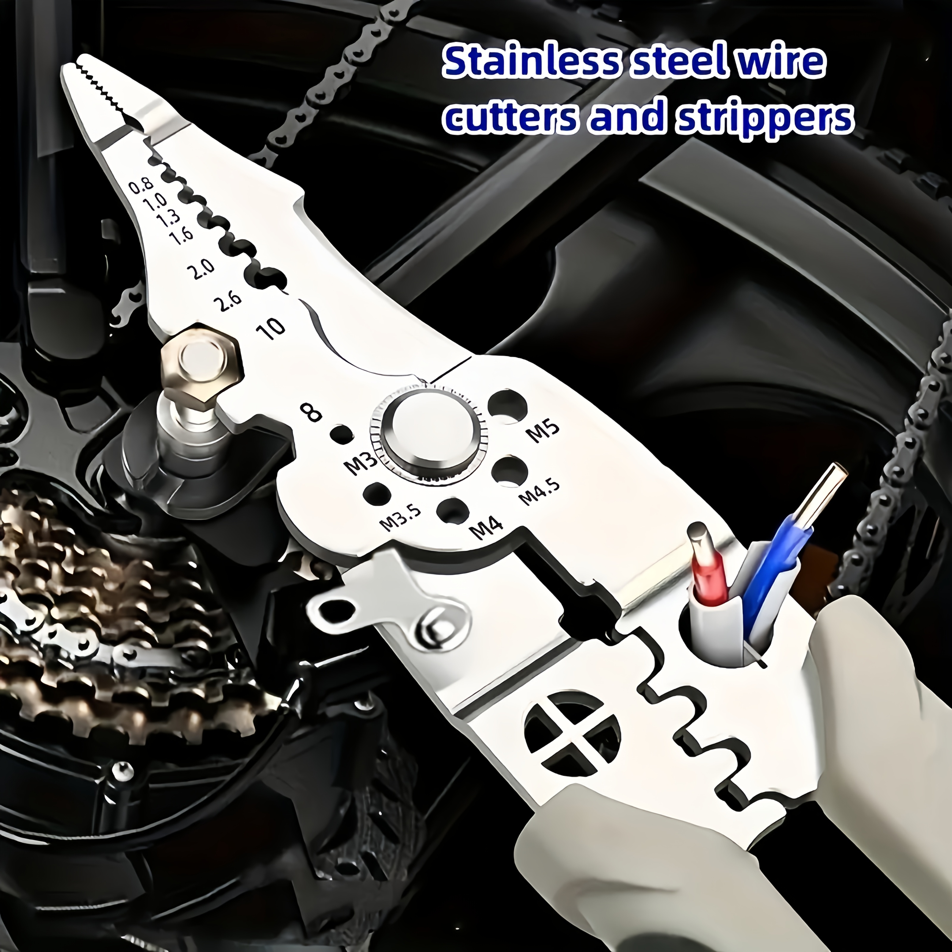 21-u-1 Teška Multifunkcionalna Klesta za Skidanje Izolacije - Slika 10